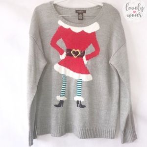 LINDA MATTHEWS HOLIDAY SWEATER SIZE xl
